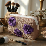 Bolsa de Maquillaje Acolchada Rosa Encantada