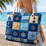 Bolsa de playa en azul marino