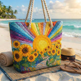Bolsa de playa Sol del arcoíris