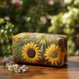 Bolsa de Maquillaje Acolchada Golden Field