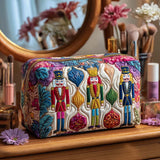 Bolsa de Maquillaje Acolchada Holiday Guard